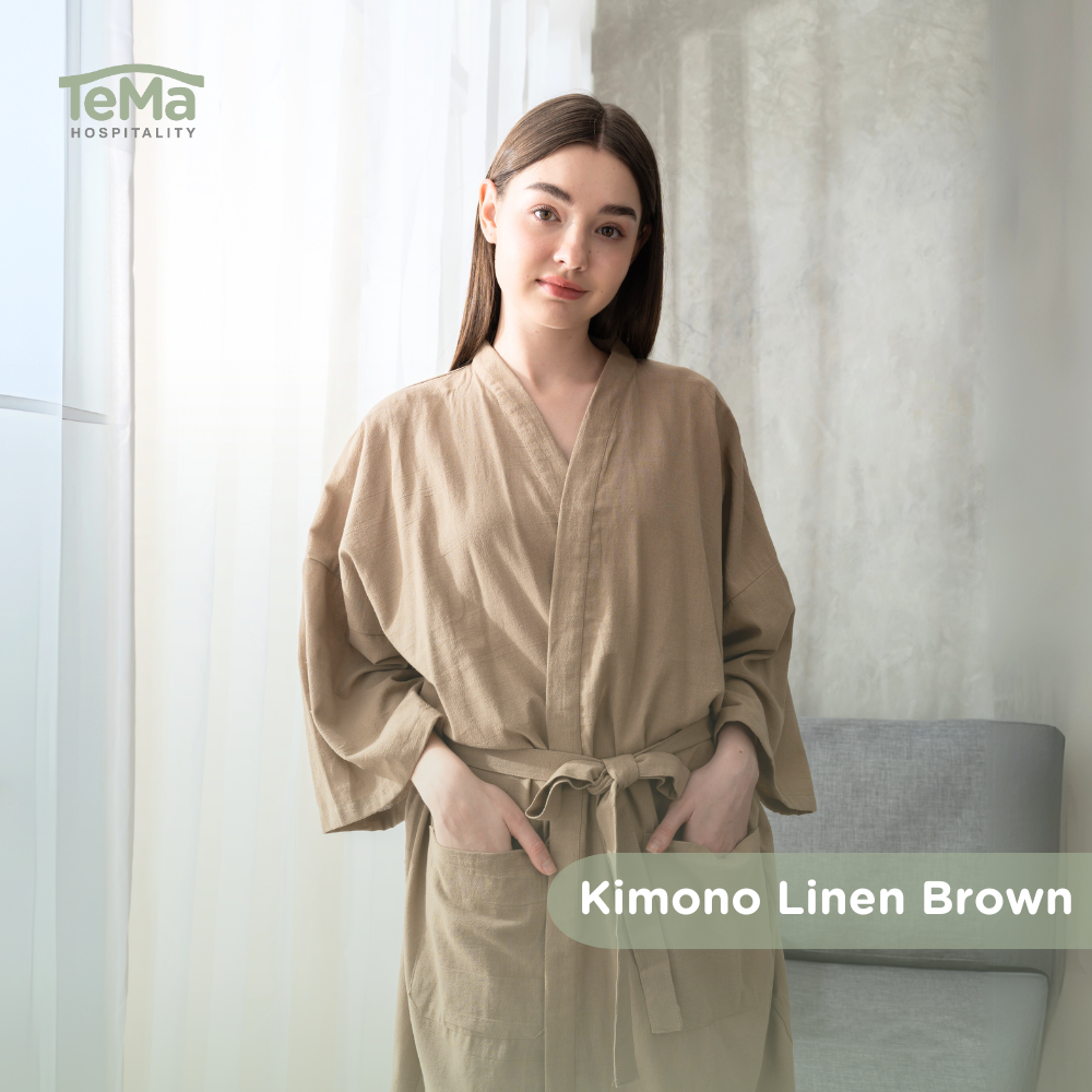 Kimono Linen – Brown