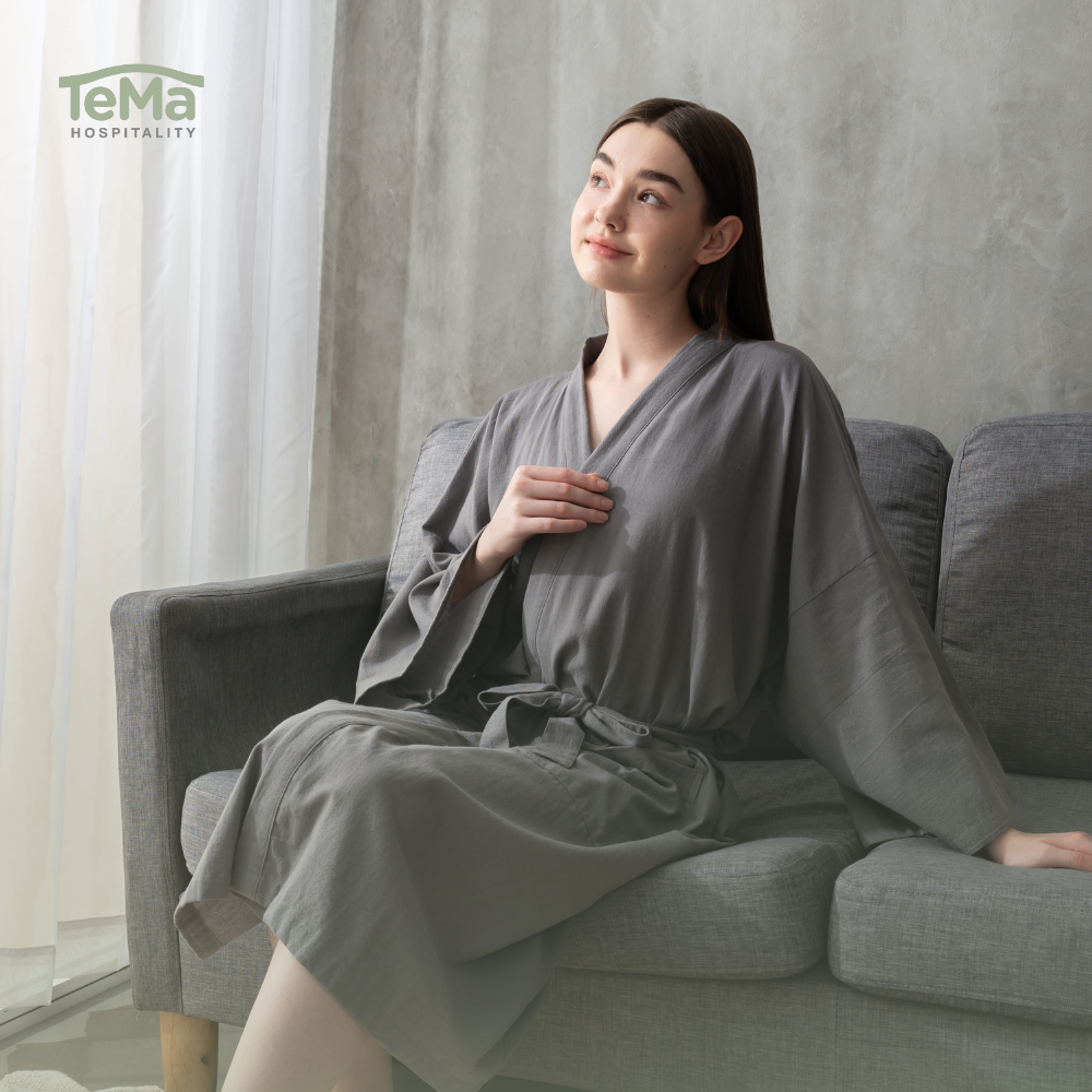 Kimono Linen – Grey