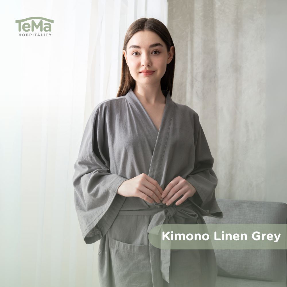 Kimono Linen – Grey